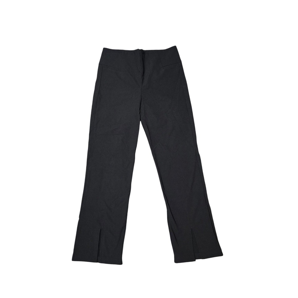 Athleta Brooklyn Ankle Pant Womens 12 Black Recycled Nylon Stretch Classic